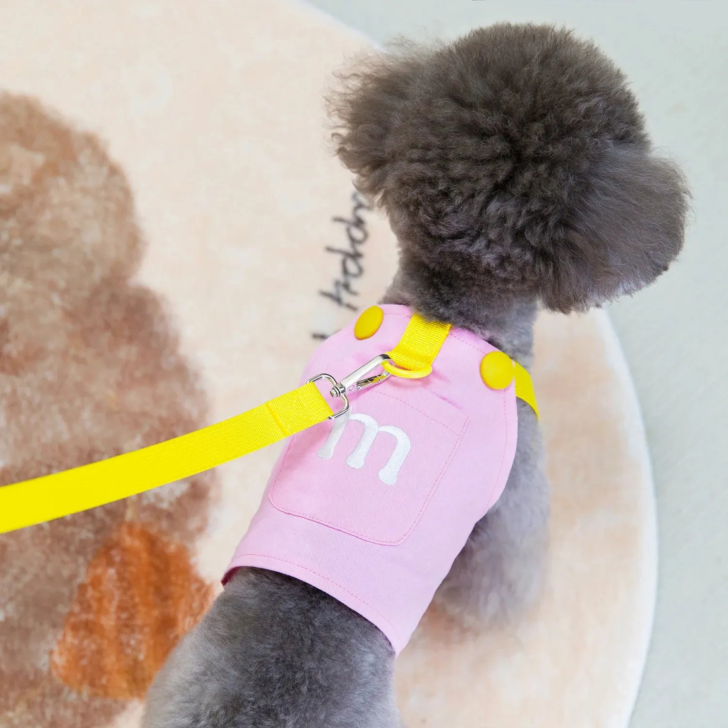 1/Set Fashion Pet Dog Harness | Dog Vest Puppy Clothes | Pet Traction Harness | Summer Letter Harness | Dog Collar Pet Accessories