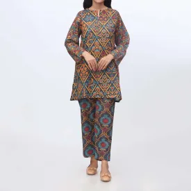 2PC- Printed Khaddar Suit PW9122