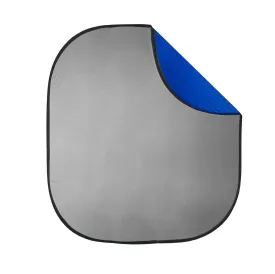 2x2.3m Dual Side Collapsible Background Board (Blue/Grey)