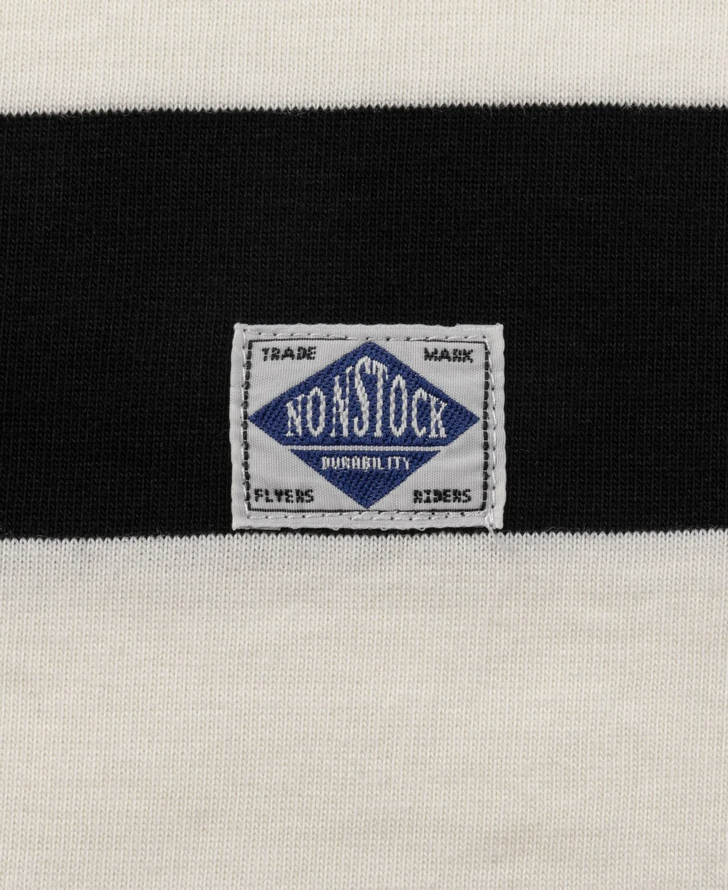 9 oz Wide Striped Long Sleeve T-Shirt
