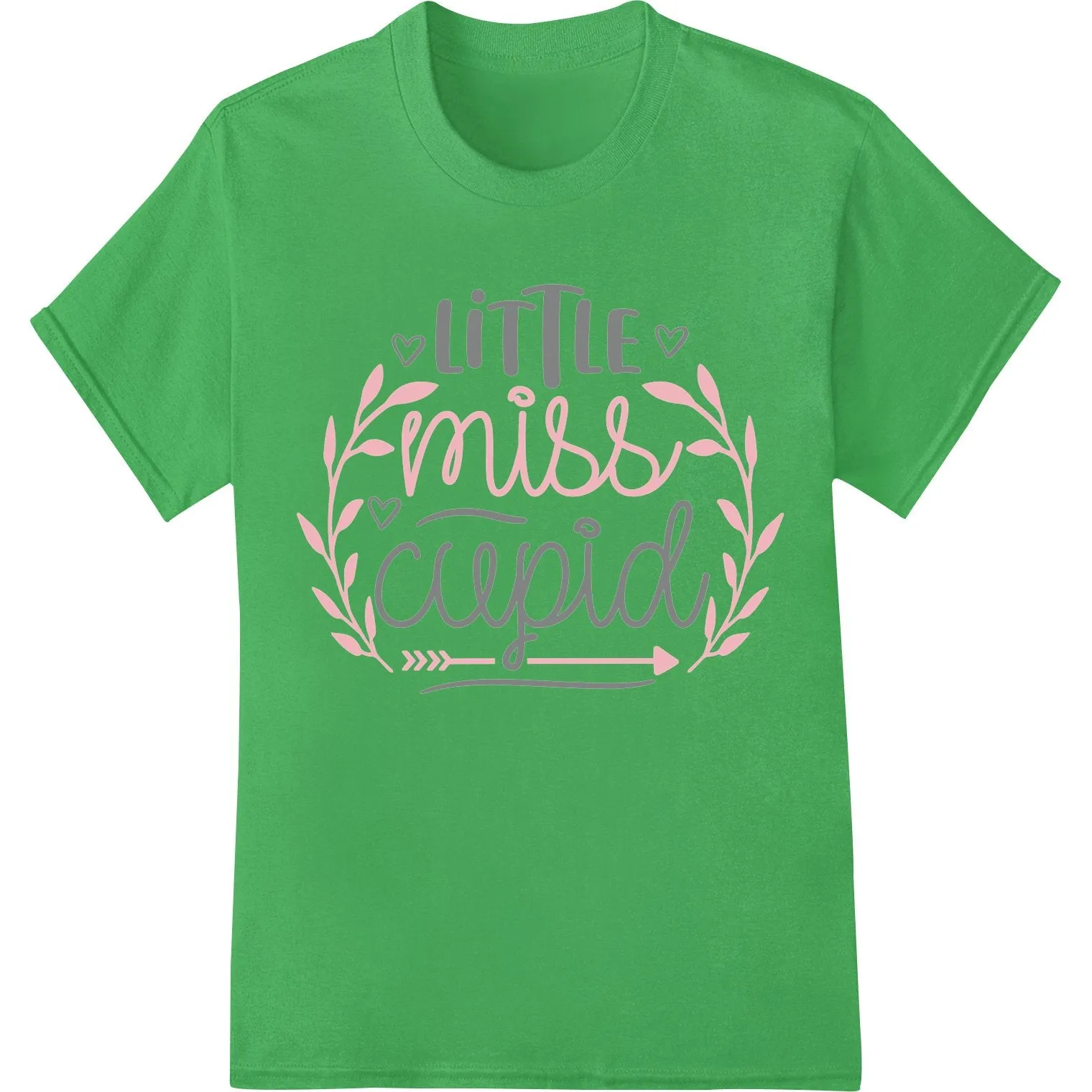 Adorable 'Little Miss Cupid' DTF Print Heat Transfer