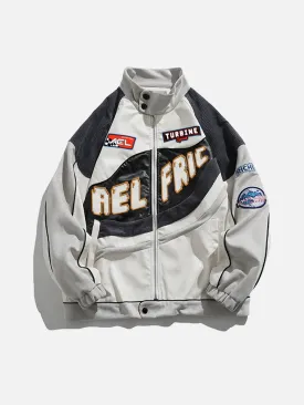 Aelfric Eden Patchwork Trackside Glamour Racing Jacket