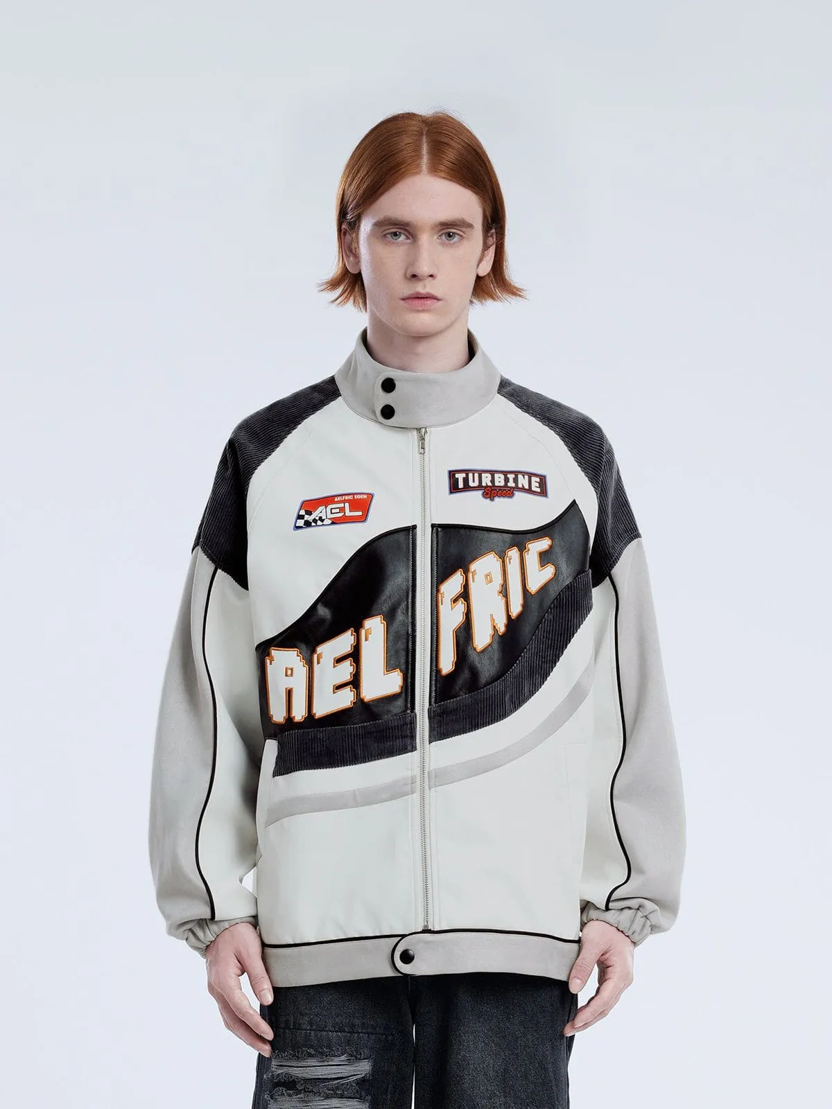 Aelfric Eden Patchwork Trackside Glamour Racing Jacket