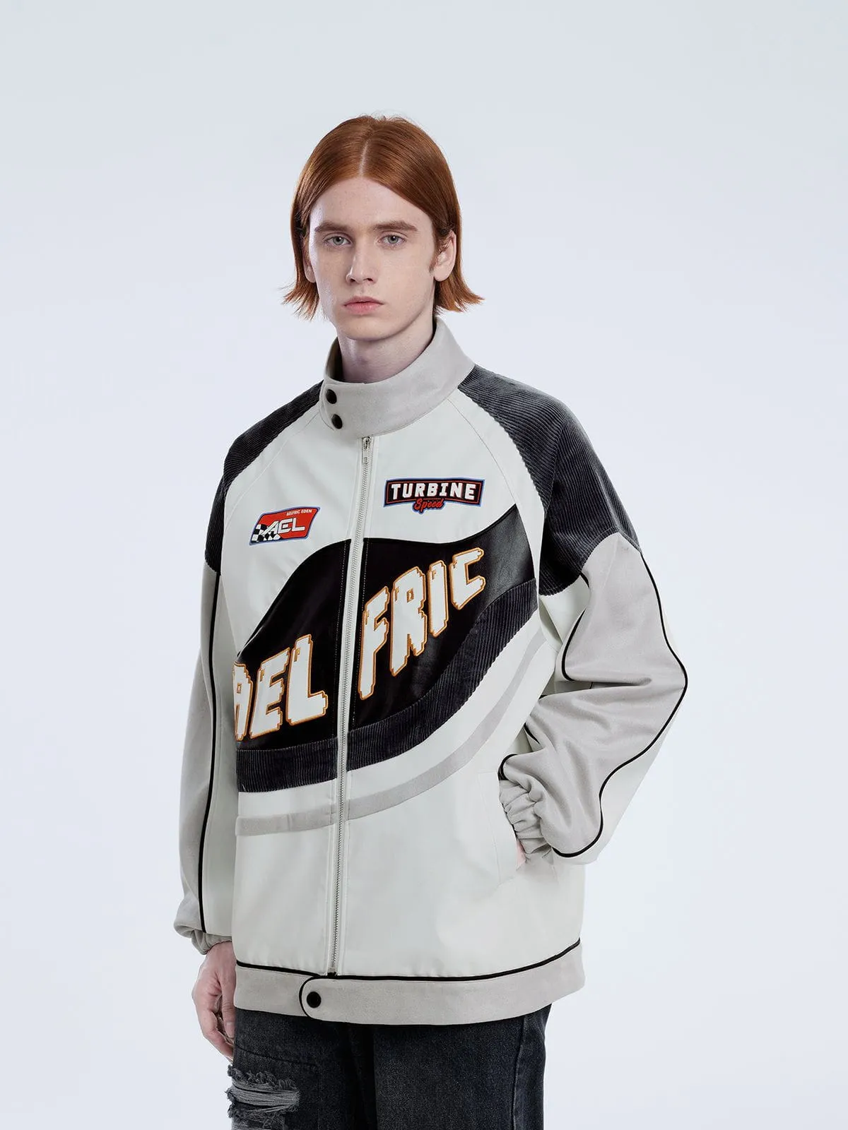 Aelfric Eden Patchwork Trackside Glamour Racing Jacket