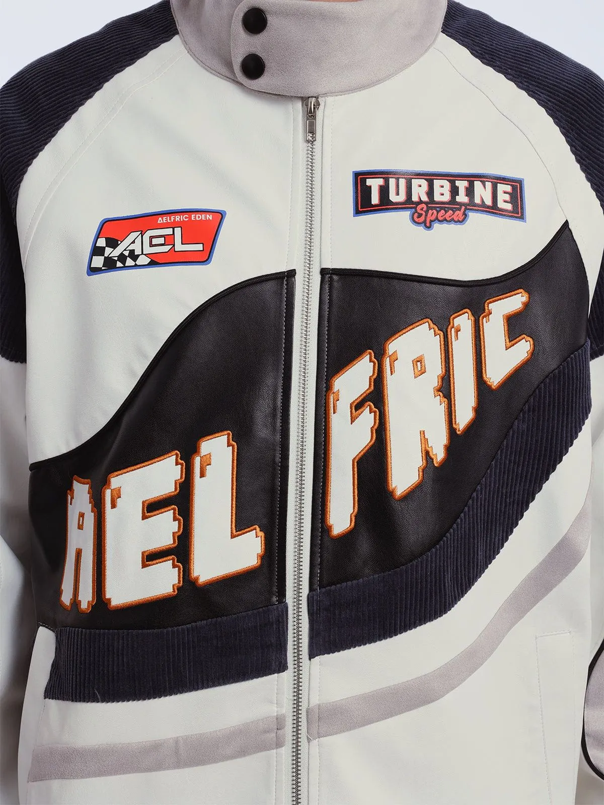Aelfric Eden Patchwork Trackside Glamour Racing Jacket