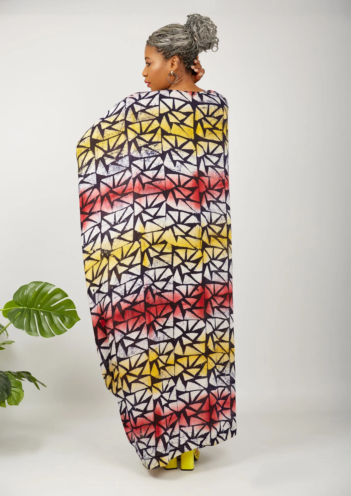 African Kaftan Boubou Bubu Maxi Dress - Odina
