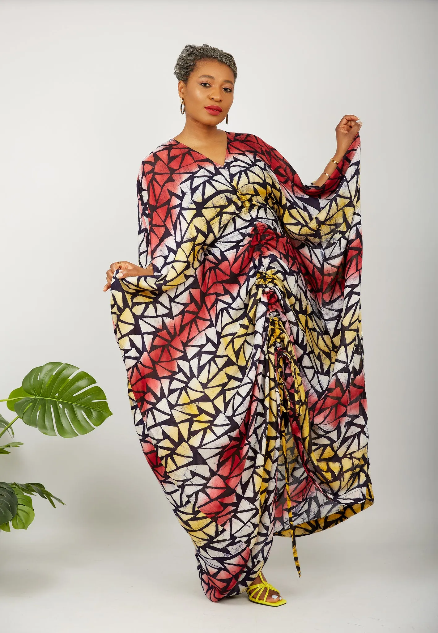 African Kaftan Boubou Bubu Maxi Dress - Odina