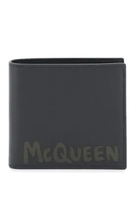 Alexander Mcqueen Graffiti Bi-Fold Wallet