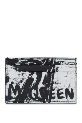 Alexander Mcqueen Graffiti Cardholder