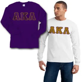 Alpha Kappa Lambda Long-Sleeve Shirt, 2-Pack Bundle Deal - Gildan 2400 - TWILL