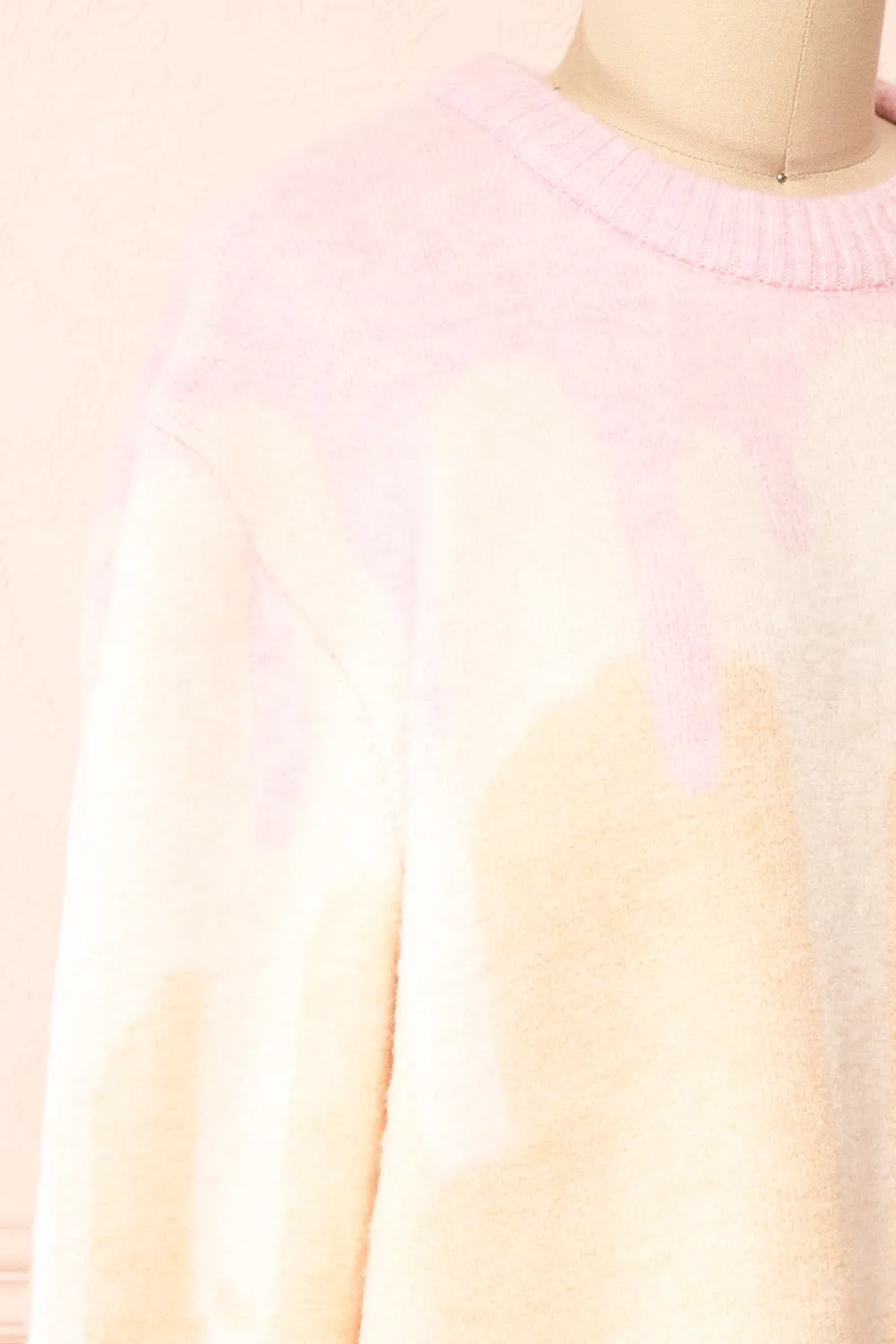 Amapola | Drip Pattern Knit Sweater