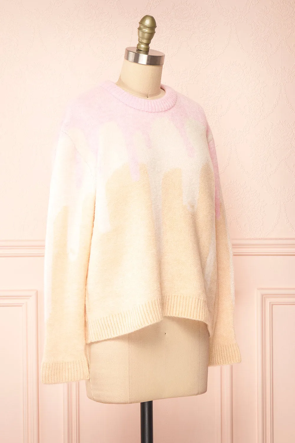 Amapola | Drip Pattern Knit Sweater