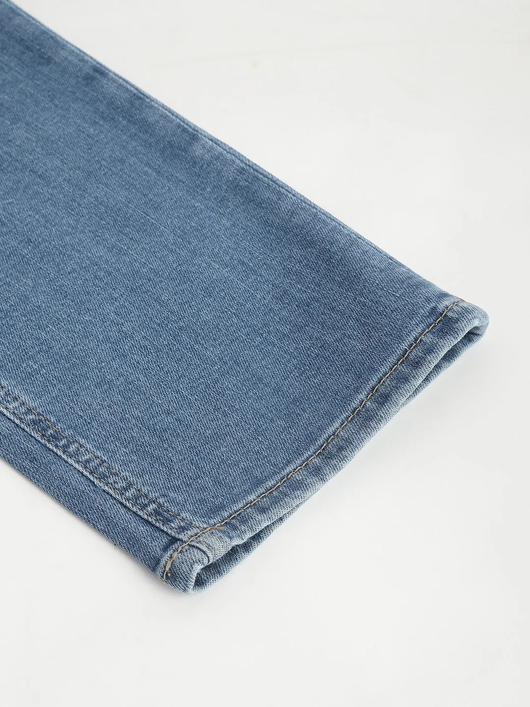 Antony Morato Men Blue Washed Mid-Rise Slim Fit Jeans