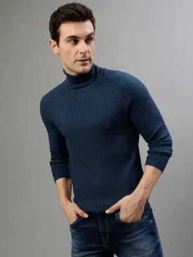 Antony Morato Men Solid High Neck Full Sleeves Sweater