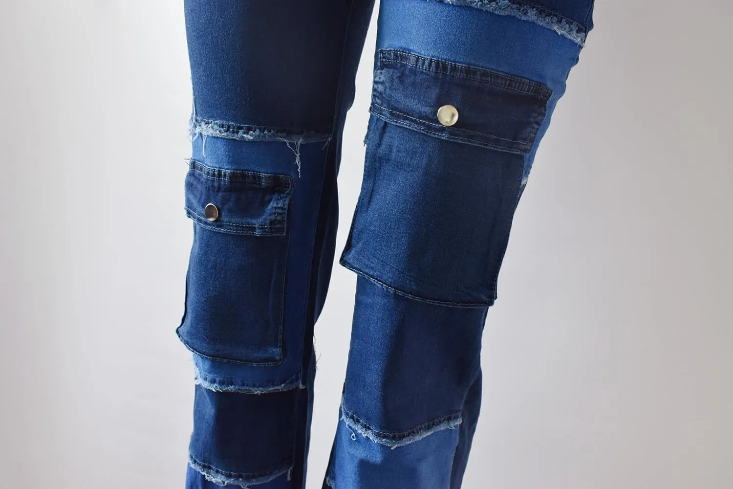 Aodrusa Ripped Wide Leg Jeans for Women Mom Baggy Straight Leg Stretchy Boyfriend Trendy Trouser Denim Pants