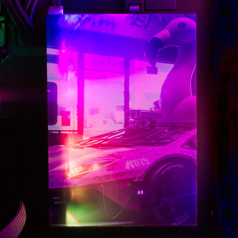 Bad Flamingo RGB HDD Cover Vertical
