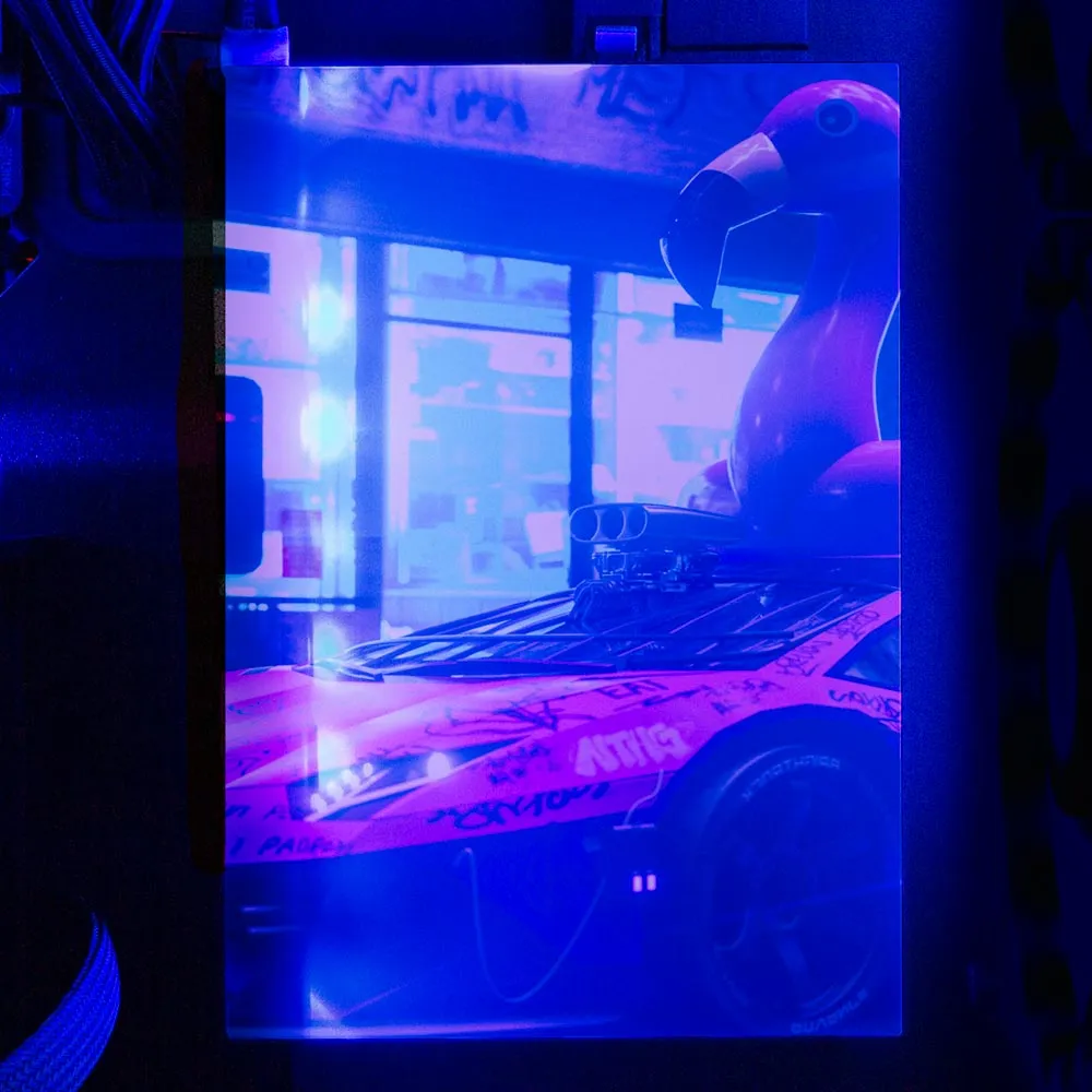 Bad Flamingo RGB HDD Cover Vertical