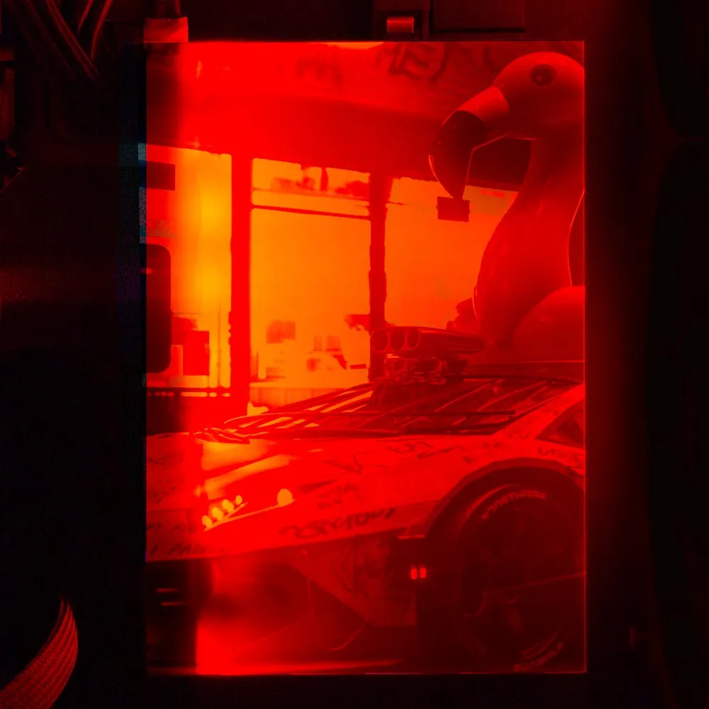 Bad Flamingo RGB HDD Cover Vertical
