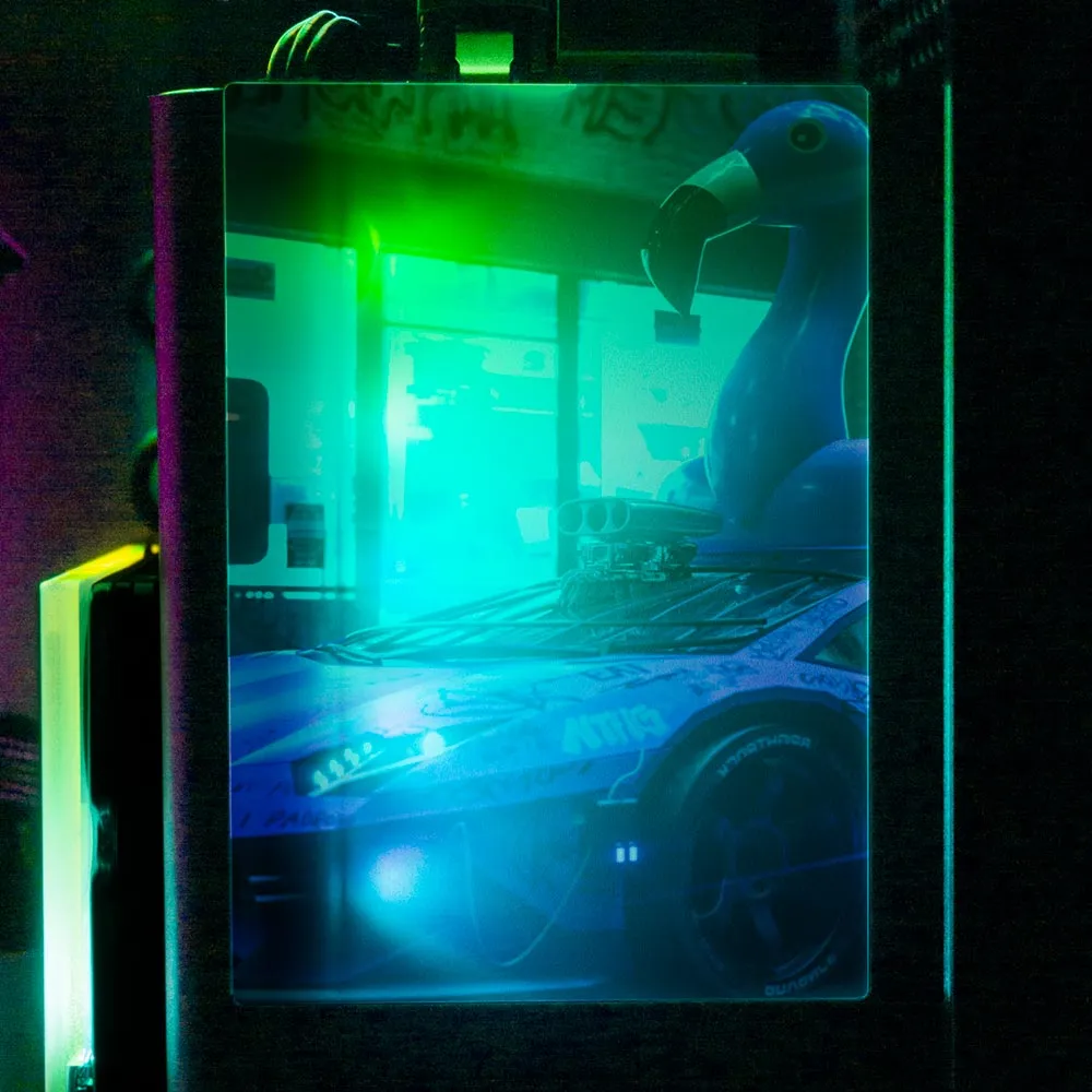 Bad Flamingo RGB SSD Cover Vertical