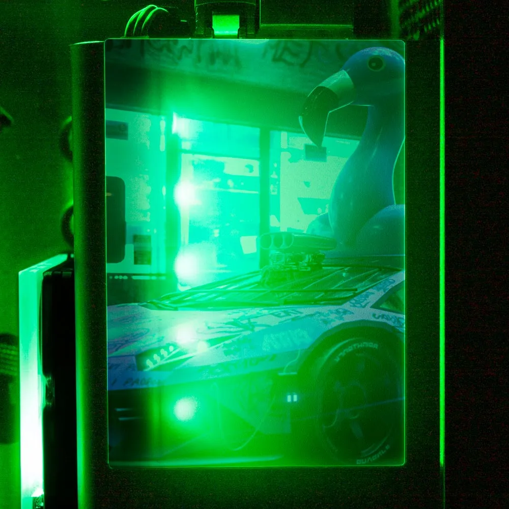 Bad Flamingo RGB SSD Cover Vertical