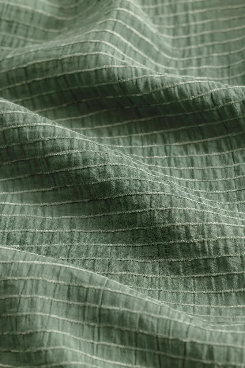Benedetta Green Textured Shirt