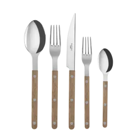 Bistrot Teak Shiny / 5-Piece Set A -4-Piece Set Dessert Fork #9