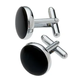 Black & Silver Cufflinks