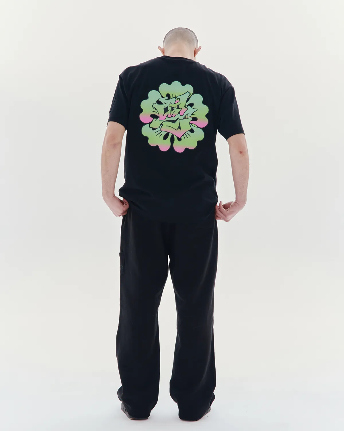 Black Graffiti Logo T-shirt