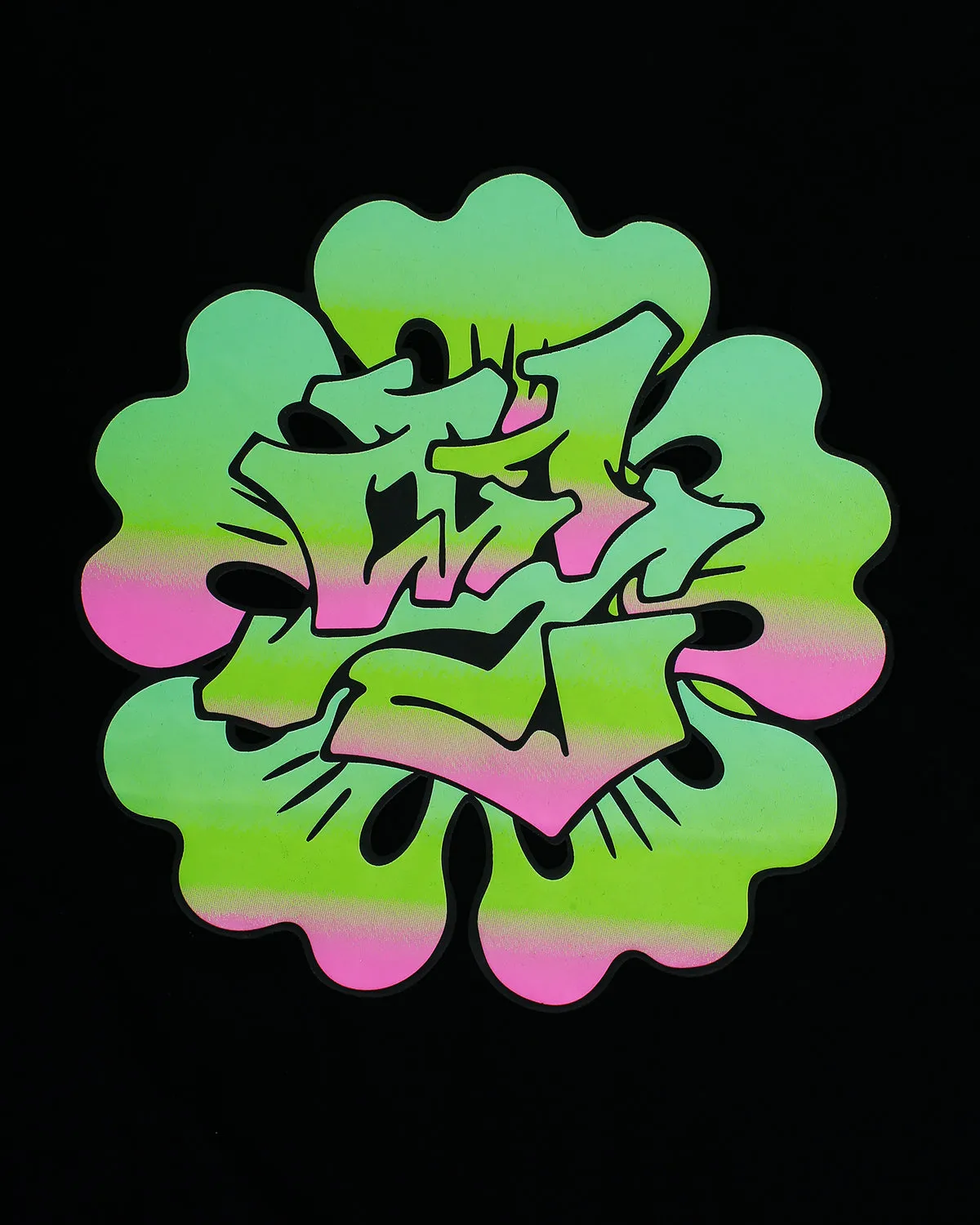 Black Graffiti Logo T-shirt