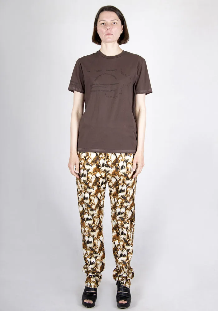 BLESS N°69 5328 MULTIKULTICOLLECTION II T-SHIRT DARK BROWN