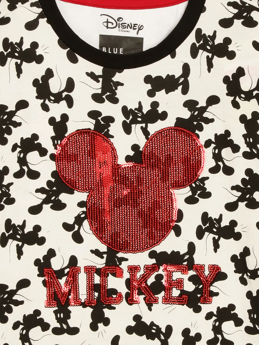Blue Giraffe Boys Black Printed Round Neck Full Sleeves T-Shirt