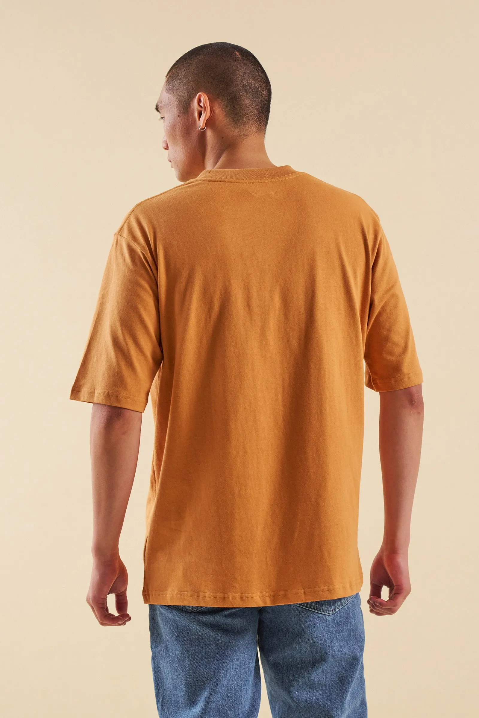 bound Burnt Orange Script Tee