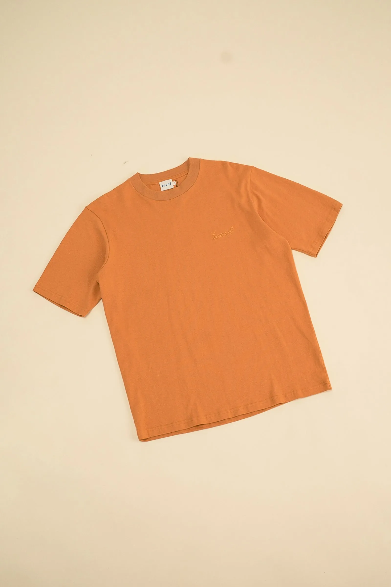 bound Burnt Orange Script Tee