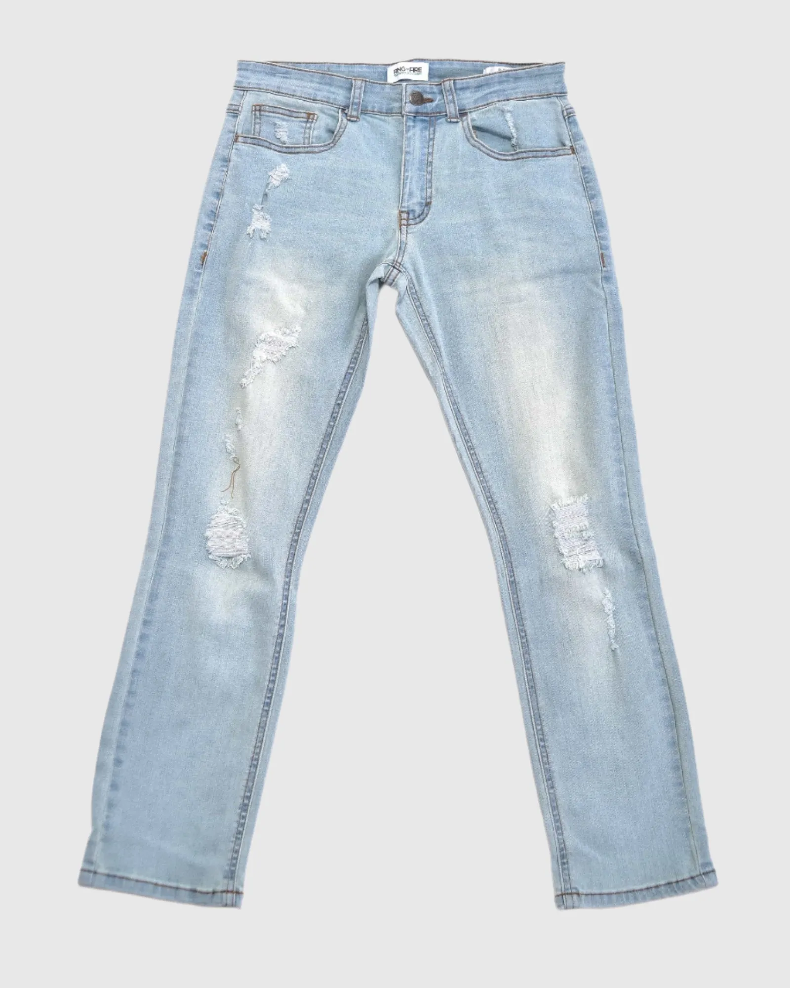 BOYS CAYENNE RIPPED SLIM FIT JEANS