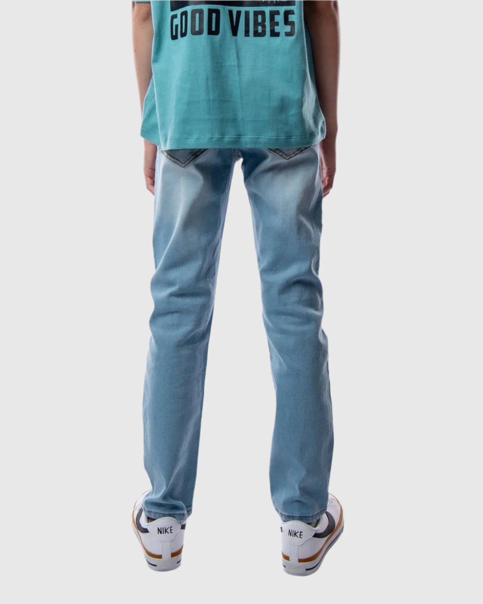 BOYS CAYENNE RIPPED SLIM FIT JEANS