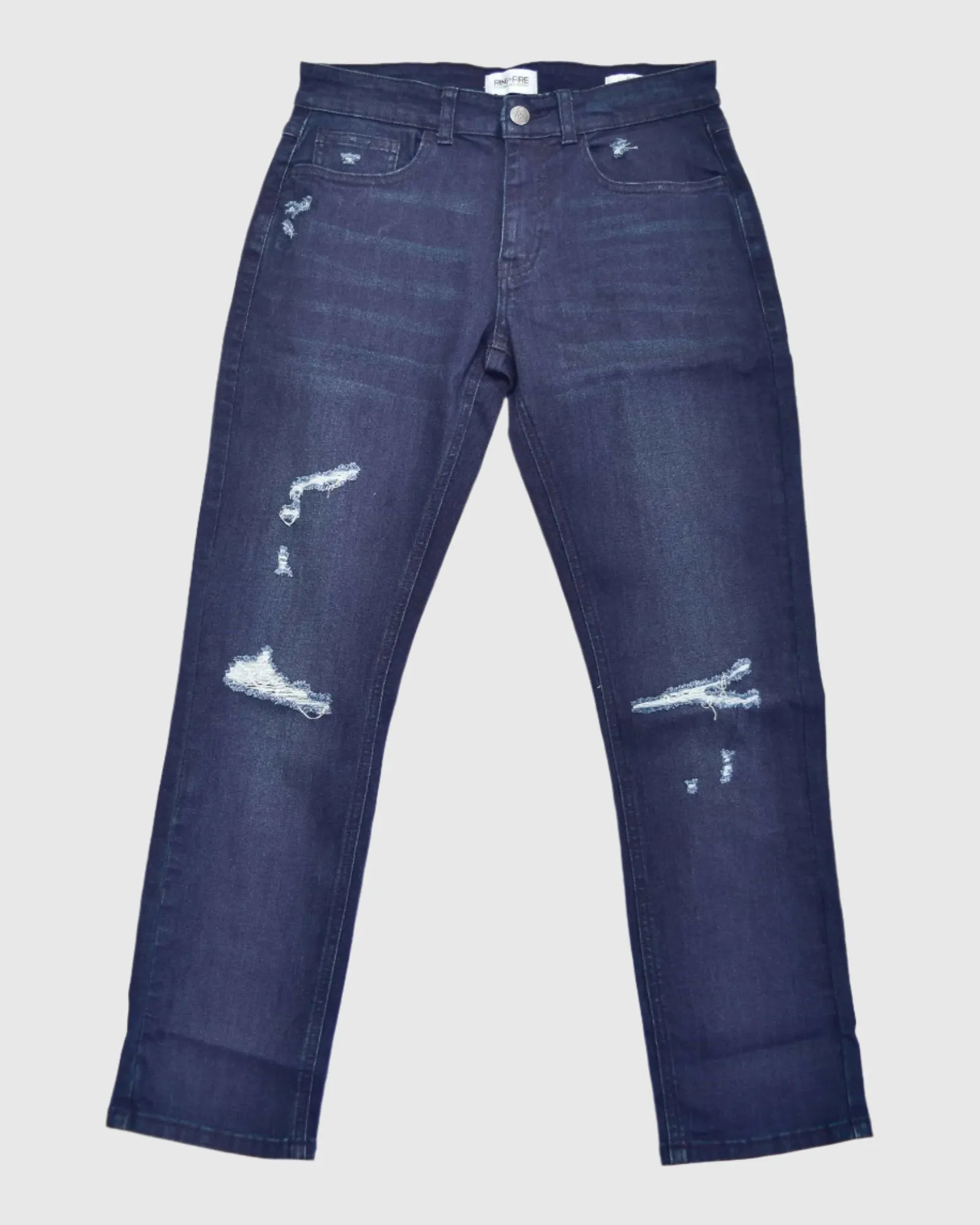 BOYS CAYENNE RIPPED SLIM FIT JEANS