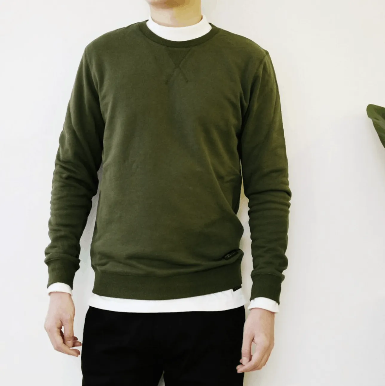 Boysnextdoor Patchwork Sweater Green