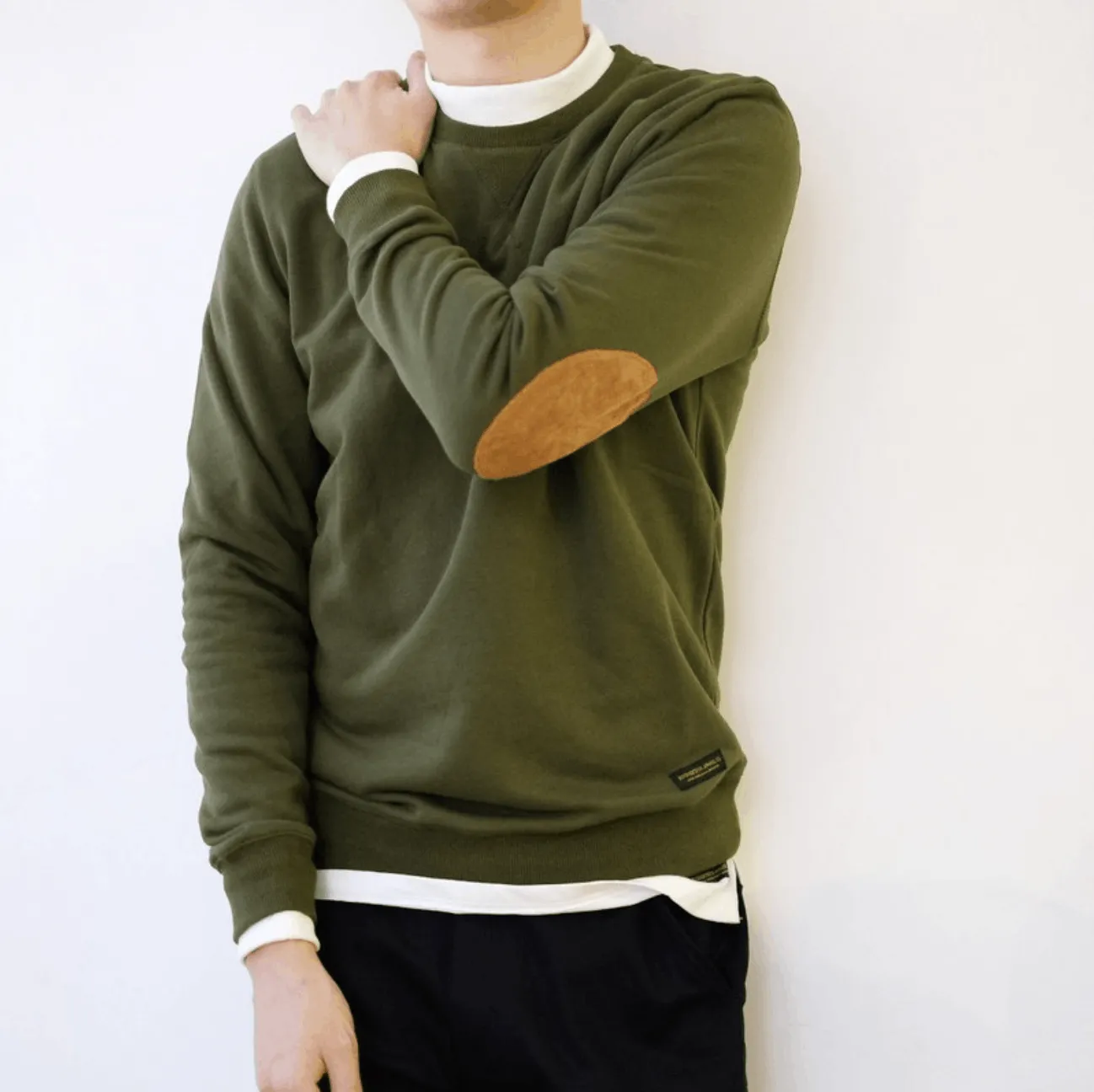 Boysnextdoor Patchwork Sweater Green