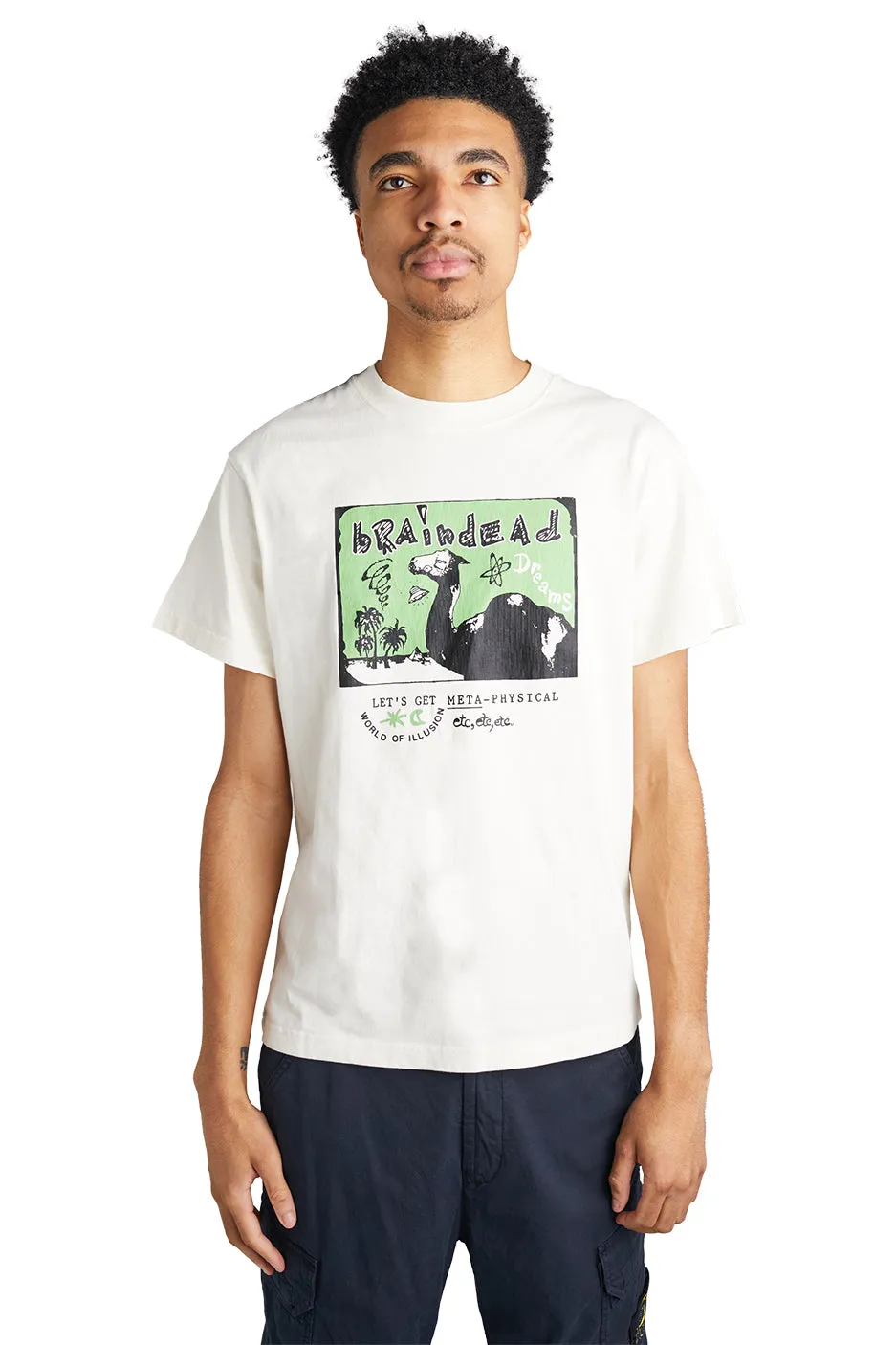 Brain Dead Meta-Physical Tee 'Natural'