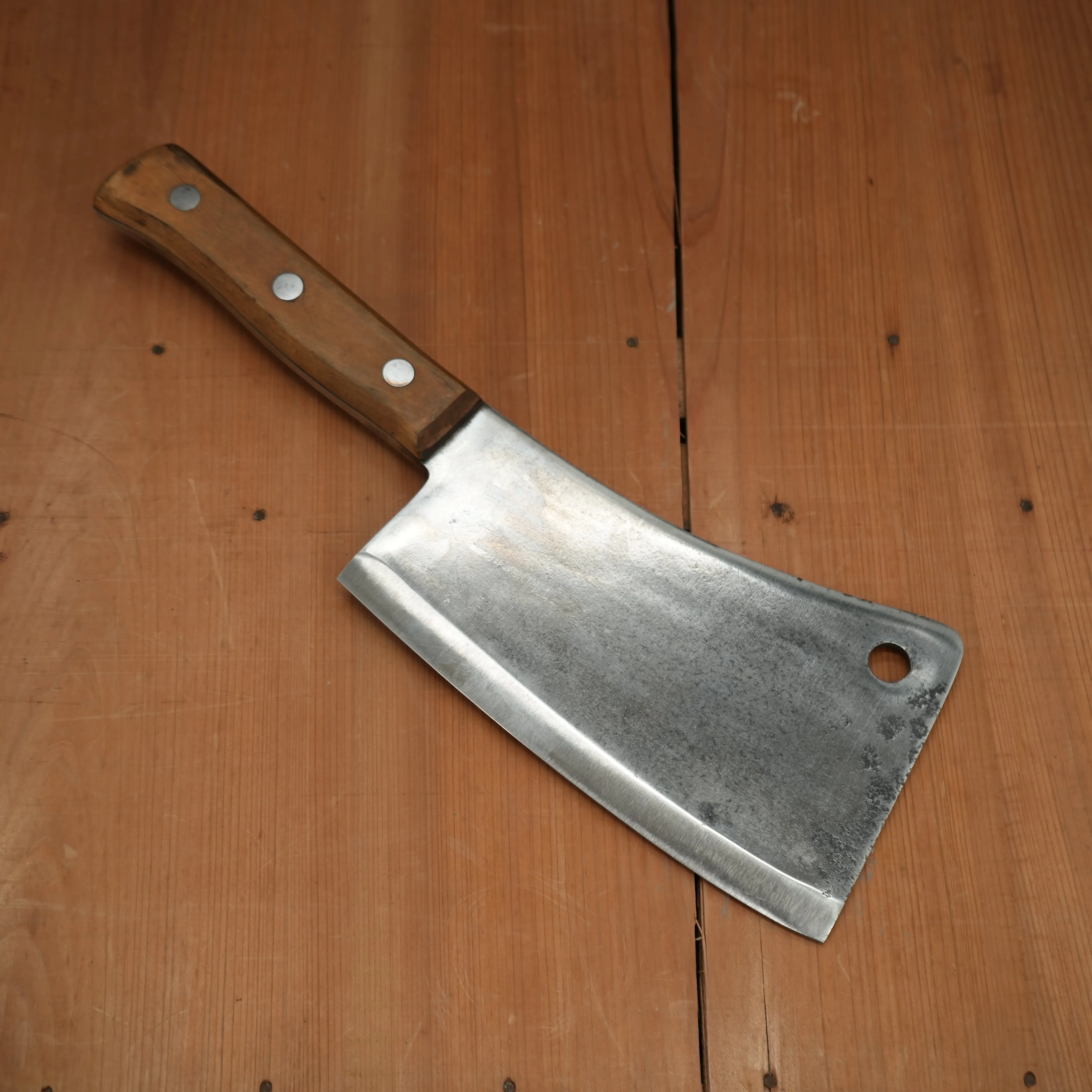 Briddell 8” Cleaver Carbon Steel 'Solid Steel'