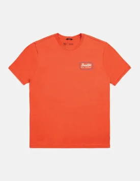 Brixton Jolt Premium T-Shirt - Red Clay