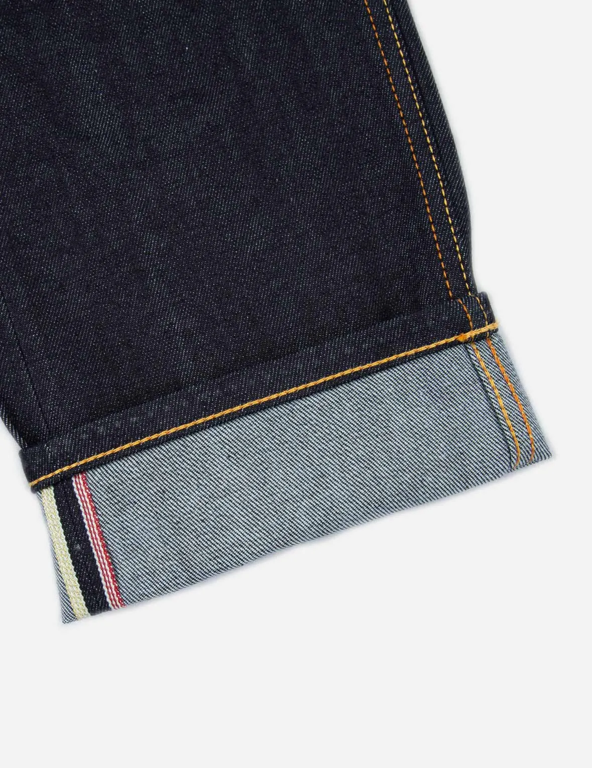 Boyfriend-Cut Brocade Detail Jeans with Classic Insert Design