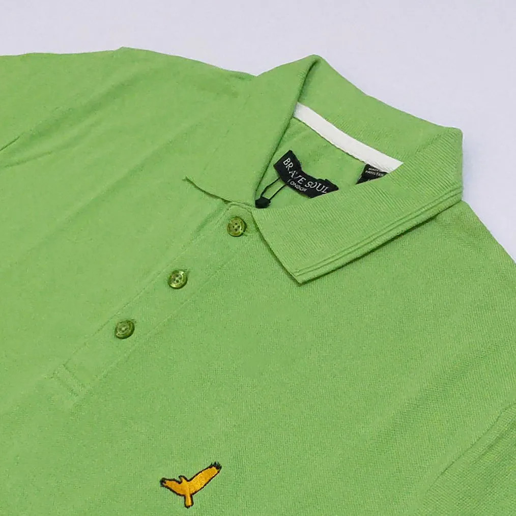 BS - Men 'Light Green' Housemark Slim Fit Polo BS72