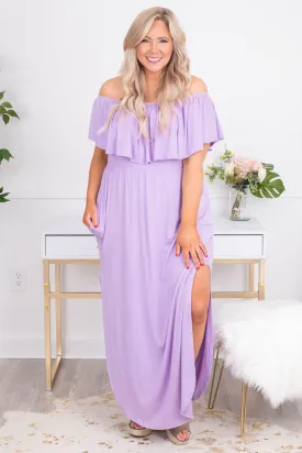 By The Boardwalk Maxi Dress, Amethyst