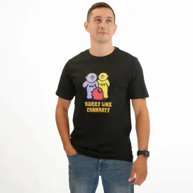 Carhartt WIP Mens Black Gummy Bear Graphic T-Shirt