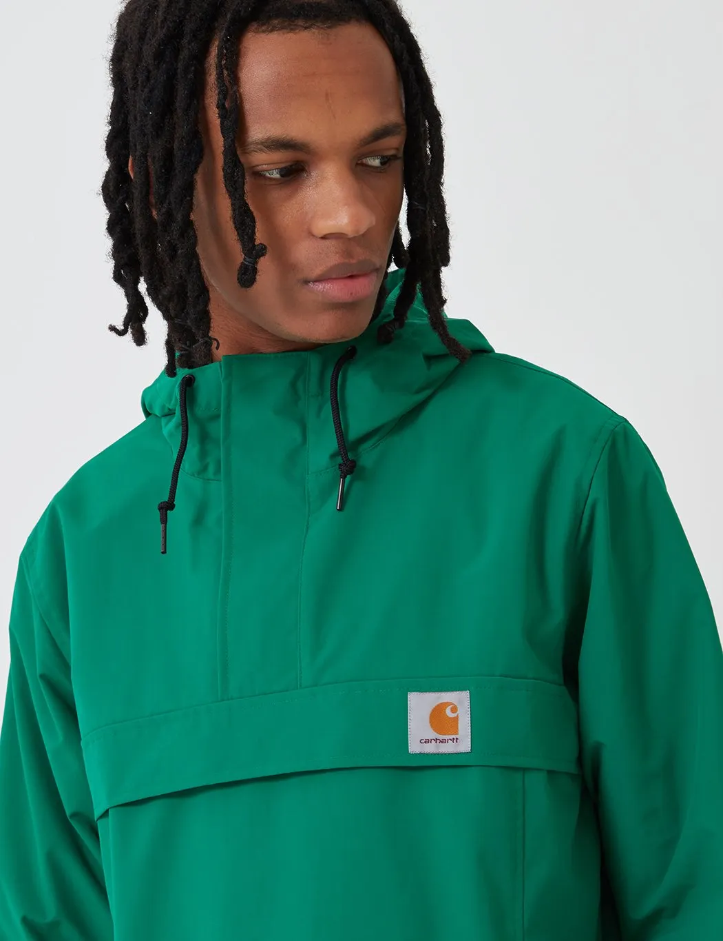 Dragon Green Unlined Carhartt-WIP Nimbus Half-Zip Jacket