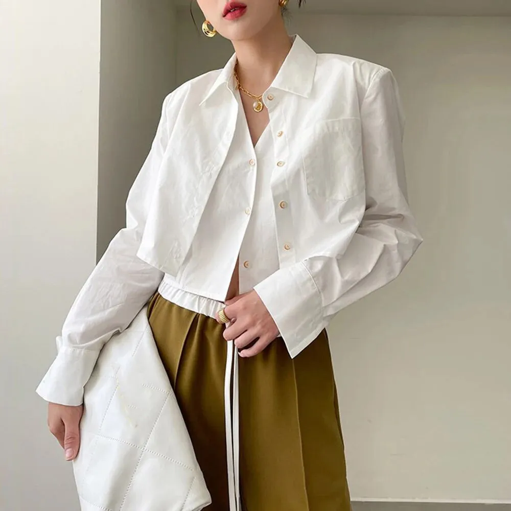 Casual Shirts For Women Lapel Long Sleeve Shirts For Women Summer Loose Blouse Female Fashion Style Clothing