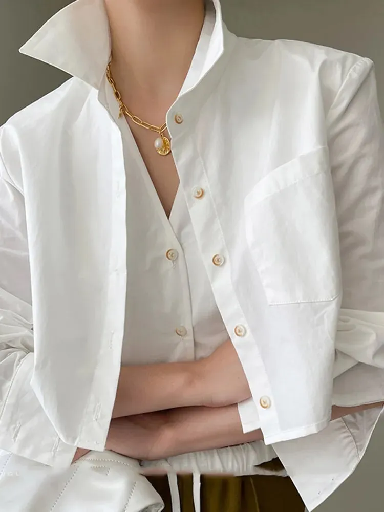 Casual Shirts For Women Lapel Long Sleeve Shirts For Women Summer Loose Blouse Female Fashion Style Clothing