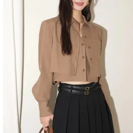 Casual Shirts For Women Lapel Long Sleeve Shirts For Women Summer Loose Blouse Female Fashion Style Clothing