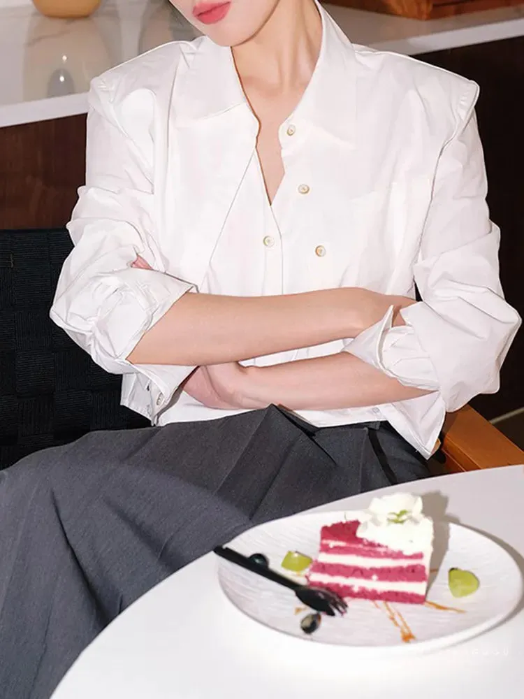 Casual Shirts For Women Lapel Long Sleeve Shirts For Women Summer Loose Blouse Female Fashion Style Clothing